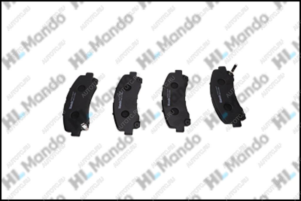 1 599 р. Колодки тормозные CHEVROLET Trailblazer (12-) ISUZU D-Max (06-) передние (4шт.) MANDO MANDO mpi04 MANDO mpi04  с доставкой в г. Керчь