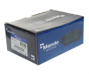 1 589 р. Колодки тормозные KIA Sephia (97-) передние (4шт.) MANDO MANDO mpk05 MANDO mpk05  с доставкой в г. Керчь. Увеличить фотографию 2