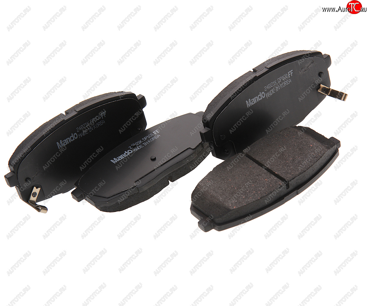 1 659 р. Колодки тормозные KIA Carens (02-),Ceed (07-) передние (4шт.) MANDO MANDO mpk23ns MANDO mpk23ns  с доставкой в г. Керчь
