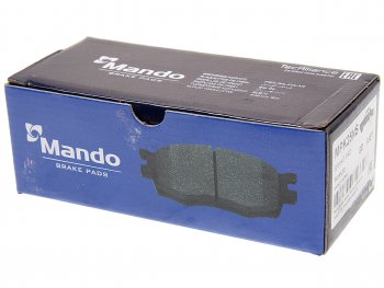 869 р. Колодки тормозные HYUNDAI i10 KIA Picanto (04-) передние (4шт.) MANDO MANDO mpk25ns  с доставкой в г. Керчь. Увеличить фотографию 2