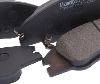 2 459 р. Колодки тормозные KIA Cerato (06-) передние (4шт.) MANDO MANDO mpk28  с доставкой в г. Керчь. Увеличить фотографию 2