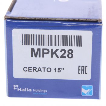 2 459 р. Колодки тормозные KIA Cerato (06-) передние (4шт.) MANDO MANDO mpk28  с доставкой в г. Керчь. Увеличить фотографию 4
