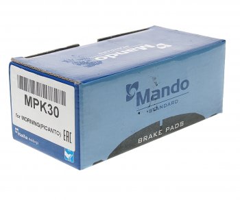 639 р. Колодки тормозные KIA Picanto задние (4шт.) MANDO MANDO mpk30 MANDO mpk30  с доставкой в г. Керчь. Увеличить фотографию 2
