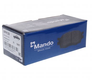 1 769 р. Колодки тормозные KIA Picanto (11-) передние (4шт.) MANDO MANDO mpk39 MANDO mpk39  с доставкой в г. Керчь. Увеличить фотографию 2