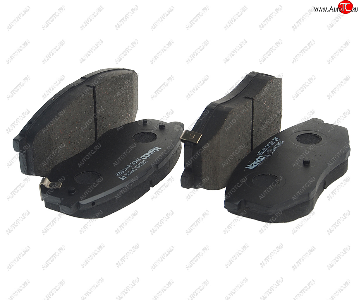 2 859 р. Колодки тормозные передние R15 (4шт.) MANDO Hyundai Sonata LF рестайлинг (2017-2019)  с доставкой в г. Керчь