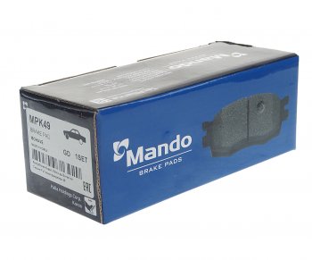 1 579 р. Колодки тормозные KIA Mohave (08-) передние (4шт.) MANDO MANDO mpk49 MANDO mpk49  с доставкой в г. Керчь. Увеличить фотографию 2