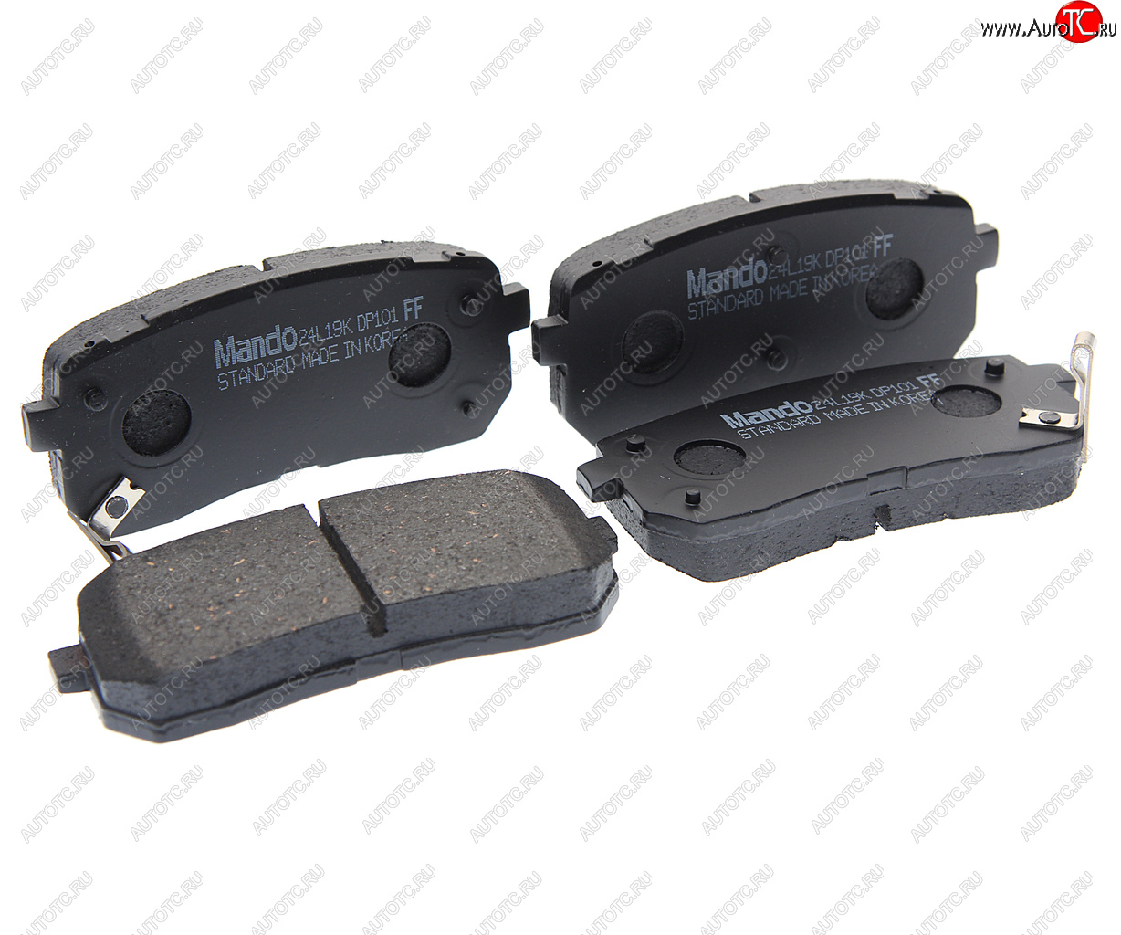 1 059 р. Колодки тормозные KIA Sorento (14-) задние (4шт.) MANDO MANDO mpk52 MANDO mpk52  с доставкой в г. Керчь