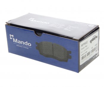 879 р. Колодки тормозные MITSUBISHI Lancer передние (4шт.) MANDO MANDO mpm02 MANDO mpm02  с доставкой в г. Керчь. Увеличить фотографию 2