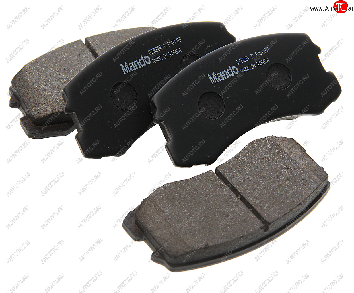 879 р. Колодки тормозные MITSUBISHI Lancer передние (4шт.) MANDO MANDO mpm02 MANDO mpm02  с доставкой в г. Керчь