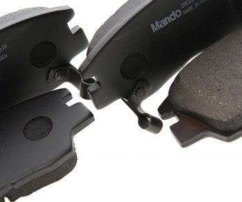 829 р. Колодки тормозные MITSUBISHI L200 (86-96),Pajero (91-97) передние (4шт.) MANDO MANDO mpm03 MANDO mpm03  с доставкой в г. Керчь. Увеличить фотографию 2