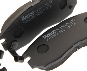 1 039 р. Колодки тормозные MITSUBISHI Galant,Lancer (88-00) (1.82.0) передние (4шт.) MANDO MANDO mpm04  с доставкой в г. Керчь. Увеличить фотографию 2