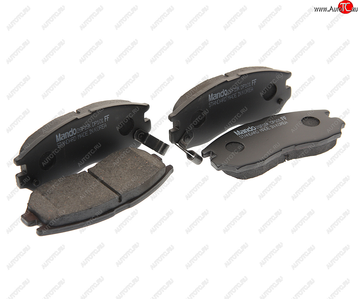 1 039 р. Колодки тормозные MITSUBISHI Galant,Lancer (88-00) (1.82.0) передние (4шт.) MANDO MANDO mpm04  с доставкой в г. Керчь