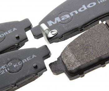 2 189 р. Колодки тормозные MITSUBISHI Pajero Sport,Montero Sport (08-),L200 (06-) передние (4шт.) MANDO MANDO mpm05 MANDO mpm05  с доставкой в г. Керчь. Увеличить фотографию 2
