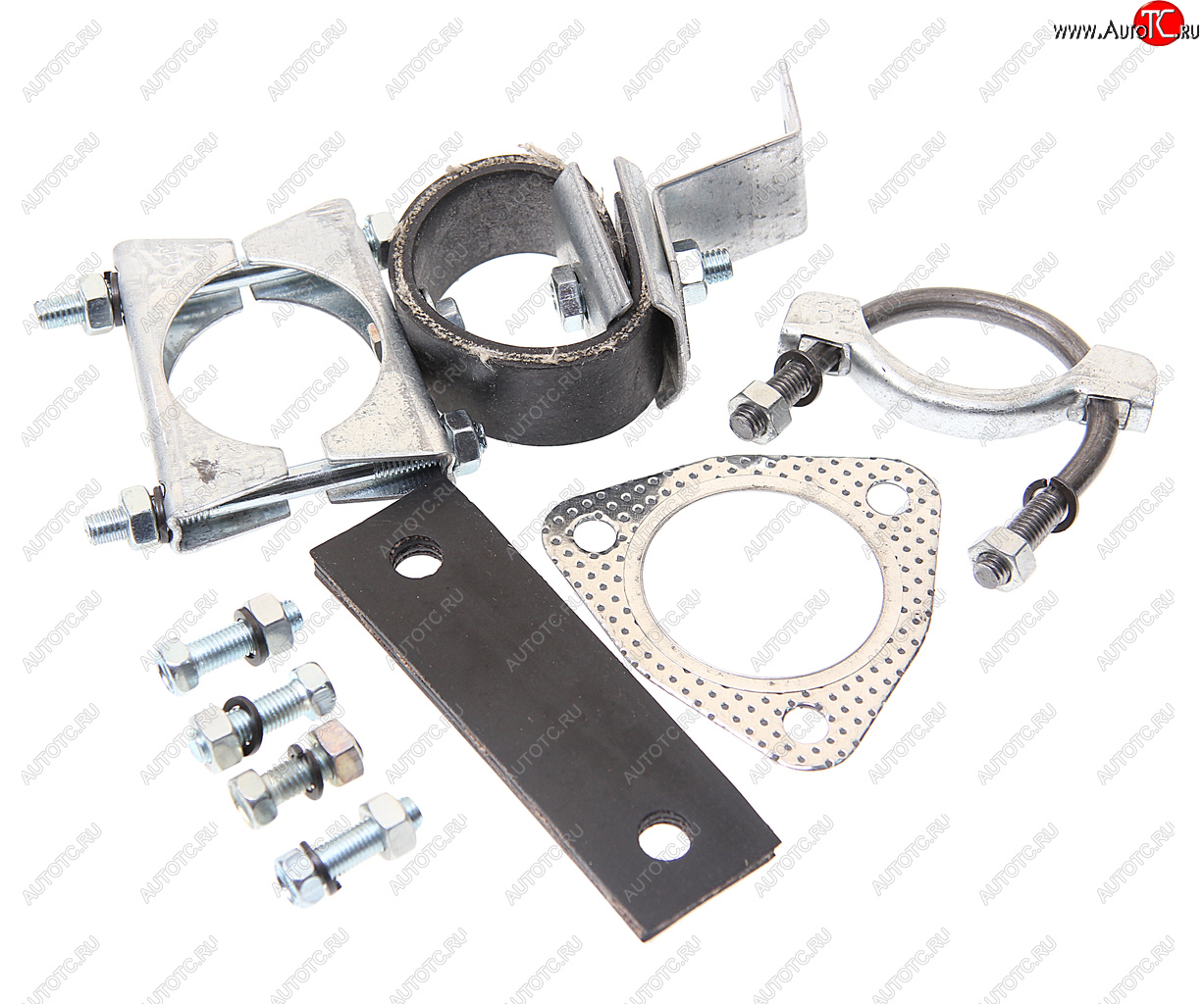 1 059 р. Ремкомплект УАЗ-3741,452 с дв.УМЗ крепления резонатора METALPART METALPART mp-n-012-14  с доставкой в г. Керчь