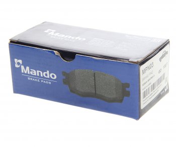 669 р. Колодки тормозные NISSAN 100 NX (90-94),Sunny (90-95) передние (4шт.) MANDO MANDO mpn03 MANDO mpn03  с доставкой в г. Керчь. Увеличить фотографию 2