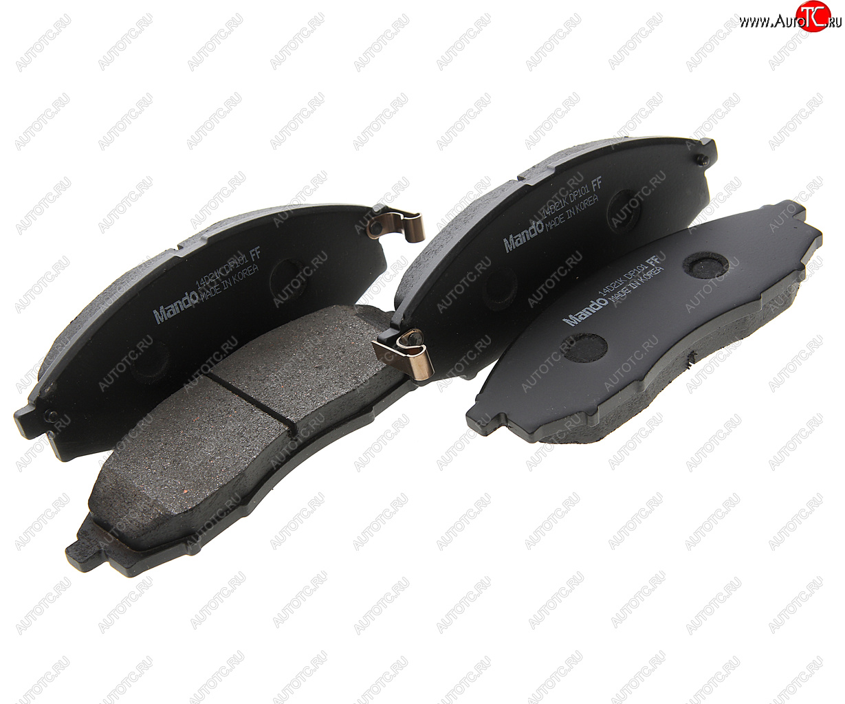 1 529 р. Колодки тормозные NISSAN Navara (01-08),Pathfinder (97-04) передние (4шт.) MANDO MANDO mpn09 MANDO mpn09  с доставкой в г. Керчь