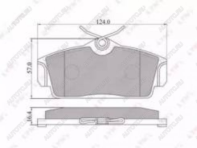 1 469 р. Колодки тормозные передние с АБС (4шт.) MANDO Nissan Almera N16 седан дорестайлинг (2000-2003)  с доставкой в г. Керчь