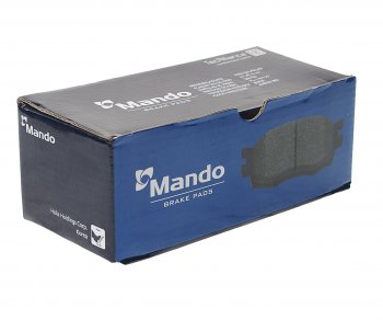 1 769 р. Колодки тормозные NISSAN Cube (02-08),March (02-10) передние (4шт.) MANDO MANDO mpn17  с доставкой в г. Керчь. Увеличить фотографию 2