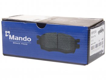 1 199 р. Колодки тормозные передние (4шт.) MANDO Honda Civic EP хэтчбэк 3 дв. рестайлинг (2003-2006)  с доставкой в г. Керчь. Увеличить фотографию 2