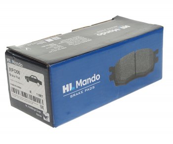 1 429 р. Колодки тормозные HONDA Civic (1.8) (06-) передние (4шт.) MANDO MANDO mpo06 MANDO mpo06  с доставкой в г. Керчь. Увеличить фотографию 2