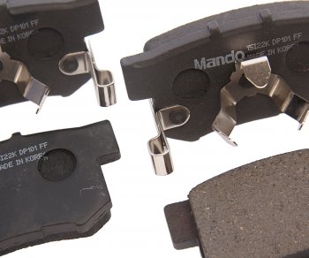 1 149 р. Колодки тормозные HONDA Accord (08-) (2.4),CR-V (05-06) (2.2) задние (4шт.) MANDO MANDO mpo10  с доставкой в г. Керчь. Увеличить фотографию 2