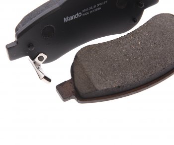 1 649 р. Колодки тормозные передние (4шт.) MANDO Honda CR-V RE1,RE2,RE3,RE4,RE5,RE7 дорестайлинг (2007-2010)  с доставкой в г. Керчь. Увеличить фотографию 2