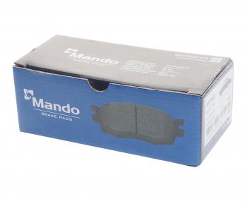 1 489 р. Колодки тормозные передние (4шт.) MANDO Peugeot 206 хэтчбэк 3 дв. 2AC рестайлинг (2003-2009)  с доставкой в г. Керчь. Увеличить фотографию 2