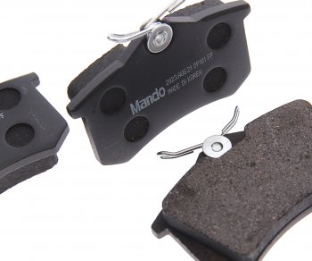 1 789 р. Колодки тормозные PEUGEOT 405 (88-96) VW Golf,Passat (88-) задние (4шт.) MANDO MANDO mpp04 MANDO mpp04  с доставкой в г. Керчь. Увеличить фотографию 2