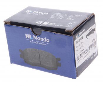 1 789 р. Колодки тормозные PEUGEOT 405 (88-96) VW Golf,Passat (88-) задние (4шт.) MANDO MANDO mpp04 MANDO mpp04  с доставкой в г. Керчь. Увеличить фотографию 3