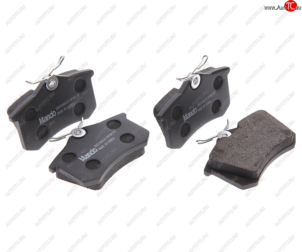 1 789 р. Колодки тормозные PEUGEOT 405 (88-96) VW Golf,Passat (88-) задние (4шт.) MANDO MANDO mpp04 MANDO mpp04  с доставкой в г. Керчь