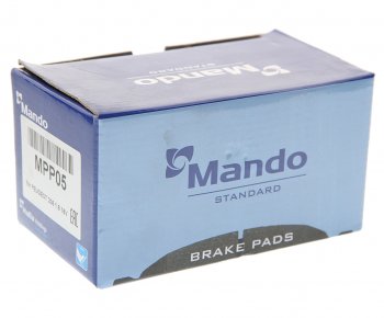 1 139 р. Колодки тормозные PEUGEOT Partner,207,307,1007 CITROEN C4,Berlingo передние (4шт.) MANDO MANDO mpp05 MANDO mpp05  с доставкой в г. Керчь. Увеличить фотографию 2