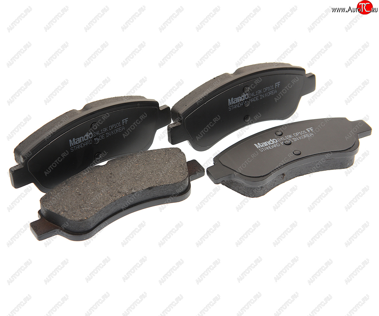 1 139 р. Колодки тормозные PEUGEOT Partner,207,307,1007 CITROEN C4,Berlingo передние (4шт.) MANDO MANDO mpp05 MANDO mpp05  с доставкой в г. Керчь