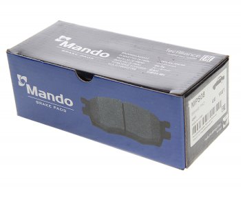 1 659 р. Колодки тормозные NISSAN Pathfinder,Navara (2.5CDI) (R17) передние (4шт.) MANDO MANDO mps08 MANDO mps08  с доставкой в г. Керчь. Увеличить фотографию 2