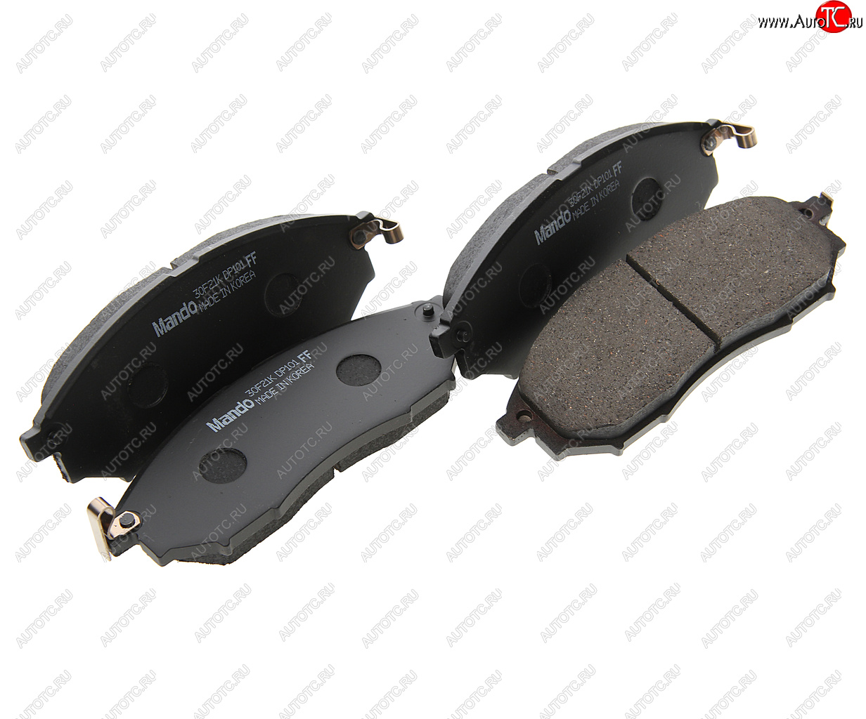 1 659 р. Колодки тормозные NISSAN Pathfinder,Navara (2.5CDI) (R17) передние (4шт.) MANDO MANDO mps08 MANDO mps08  с доставкой в г. Керчь