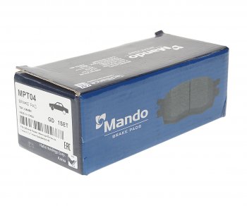 1 129 р. Колодки тормозные TOYOTA Corolla (92-01),Carina E (92-96),Rav 4 (94-95) передние (4шт.) MANDO MANDO mpt04  с доставкой в г. Керчь. Увеличить фотографию 2
