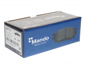 939 р. Колодки тормозные TOYOTA Yaris (1.0-1.3) (99-03) передние (4шт.) MANDO MANDO mpt11 MANDO mpt11  с доставкой в г. Керчь. Увеличить фотографию 2