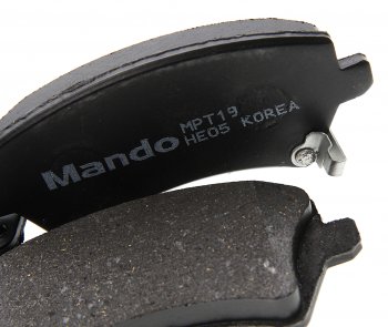 1 299 р. Колодки тормозные TOYOTA Corolla (02-) передние (4шт.) MANDO MANDO mpt19  с доставкой в г. Керчь. Увеличить фотографию 2