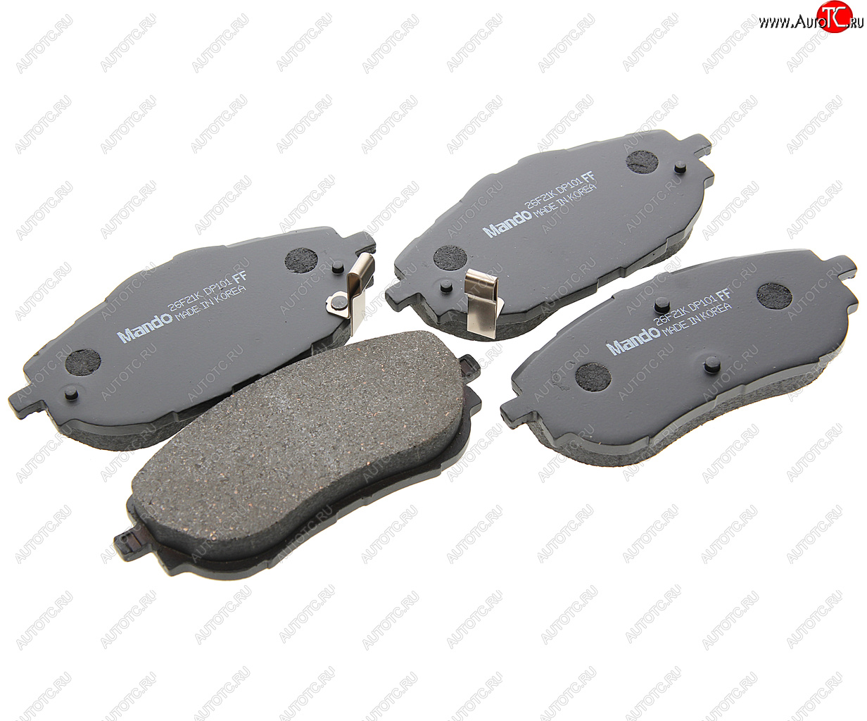 1 399 р. Колодки тормозные TOYOTA Corolla (13-) передние (4шт.) MANDO MANDO mpt34 MANDO mpt34  с доставкой в г. Керчь