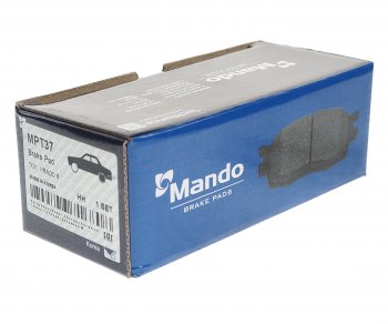 1 159 р. Колодки тормозные TOYOTA Land Cruiser 100 (98-07) LEXUS LX470 (98-07) задние (4шт.) MANDO MANDO mpt37  с доставкой в г. Керчь. Увеличить фотографию 2