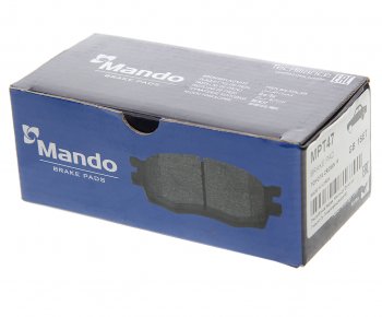 1 099 р. Колодки тормозные TOYOTA Highlander (13-) задние (4шт.) MANDO MANDO mpt47 MANDO mpt47  с доставкой в г. Керчь. Увеличить фотографию 2