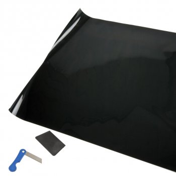 319 р. Пленка тонировочная 2% 0.5х3м Ultra Super Dark Black (блок.УФ-85% ИК-16%) антистатическая MEGAPOWER MEGAPOWER-AUTOMOTIVE m-srcbk-011  с доставкой в г. Керчь. Увеличить фотографию 1