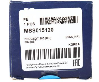 3 399 р. Амортизатор PEUGEOT 309 (85-) задний левыйправый газовый MANDO MANDO mss015120  с доставкой в г. Керчь. Увеличить фотографию 3