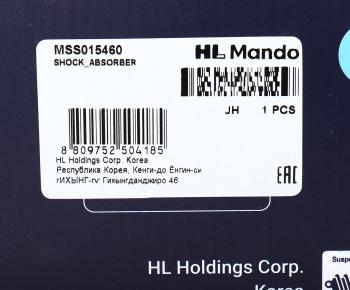 4 499 р. Амортизатор HONDA CR-V (95-02) передний левыйправый газовый MANDO MANDO mss015460  с доставкой в г. Керчь. Увеличить фотографию 4