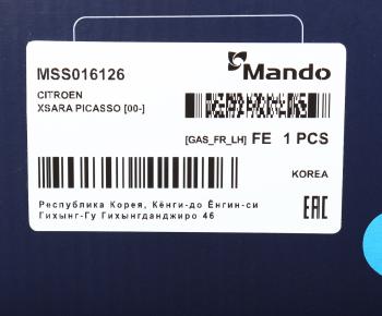 3 899 р. Амортизатор CITROEN Berlingo передний левый газовый MANDO MANDO mss016126  с доставкой в г. Керчь. Увеличить фотографию 4