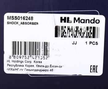 7 749 р. Амортизатор HONDA CR-V (05-) передний левый газовый MANDO MANDO mss016248 MANDO mss016248  с доставкой в г. Керчь. Увеличить фотографию 3