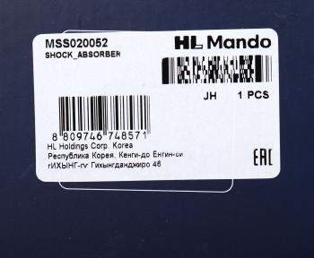 3 899 р. Амортизатор NISSAN Maxima CA33 (99-) передний правый газовый MANDO MANDO mss020052  с доставкой в г. Керчь. Увеличить фотографию 4