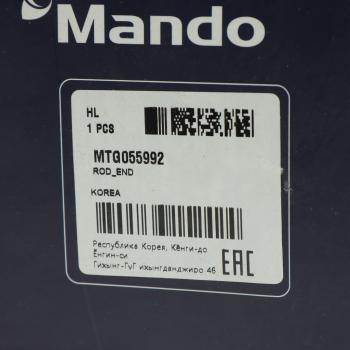 1 539 р. Наконечник рулевой тяги MERCEDES MAN VOLVO RENAULT правый (M16х1.50мм,M24х1.50мм) MANDO MANDO mtg055992  с доставкой в г. Керчь. Увеличить фотографию 3