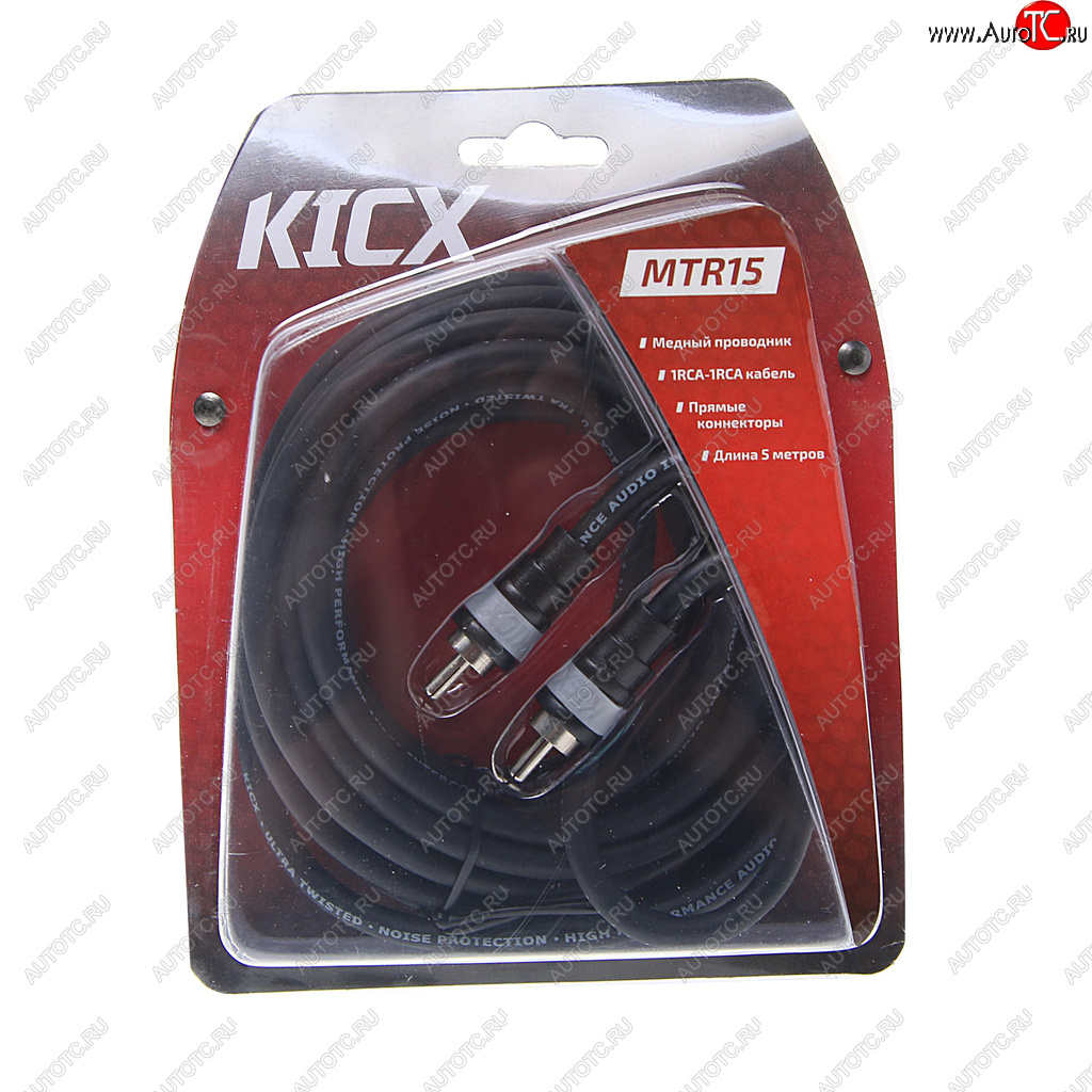 599 р. Кабель RCA 1х1 5м KICX KICX mtr 15  с доставкой в г. Керчь