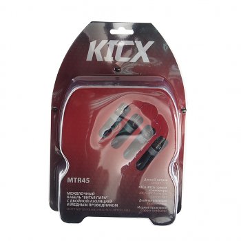 1 789 р. Кабель RCA 4х4 5м KICX KICX mtr 45  с доставкой в г. Керчь. Увеличить фотографию 1