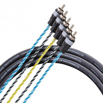 2 149 р. Кабель RCA 5х5 5м KICX KICX mtr 55  с доставкой в г. Керчь. Увеличить фотографию 2